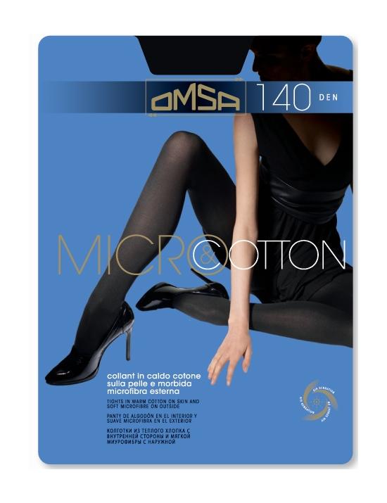Καλσόν OMSA Micro & Cotton 140 DEN - Πολύ Ανθεκτικό