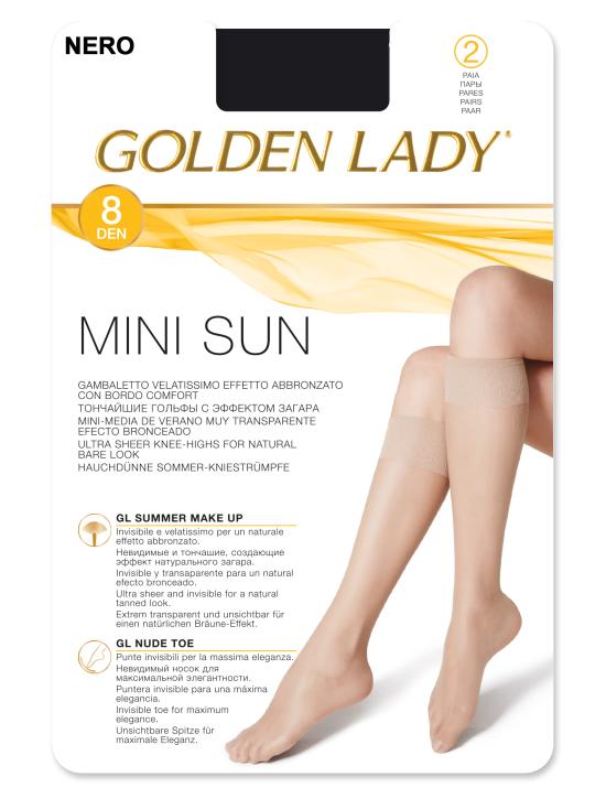 Καλτσάκια Τρουακάρ GOLDEN LADY Mini Sun 8 Den - Ιδανικό για Πέδιλο - Συσκευασία 2 Τεμαχίων