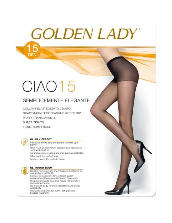 Καλσόν GOLDEN LADY Ciao 15 Den - Διάφανο